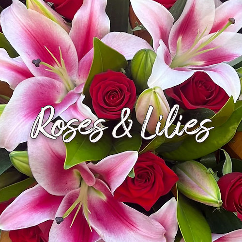 Rose and Lily Arrangement