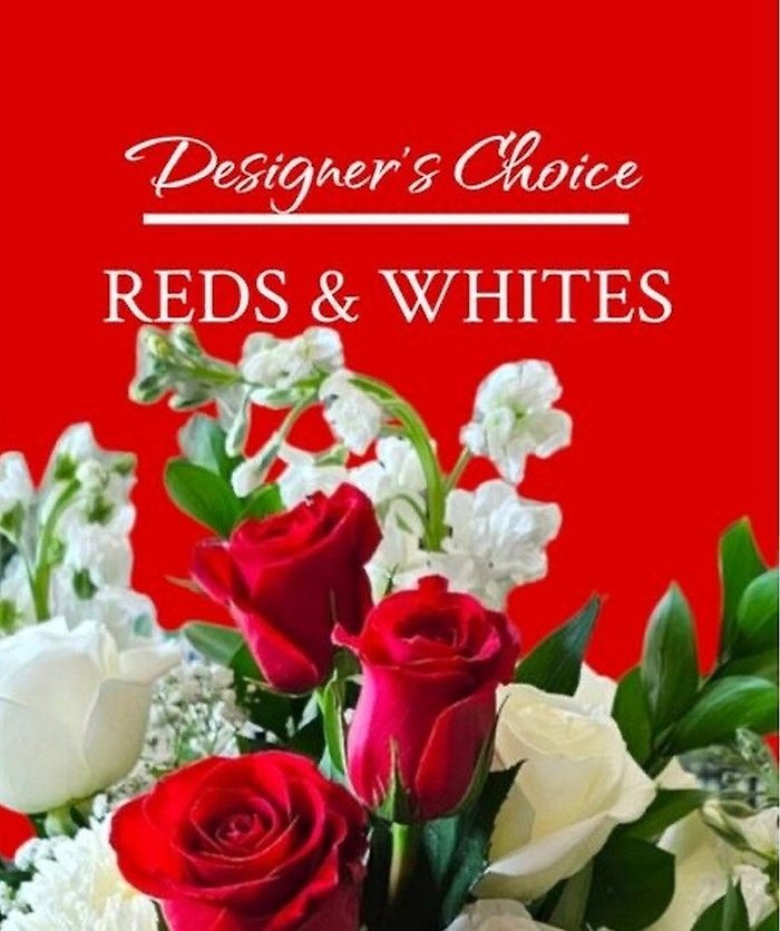 Red and White Designers Choice