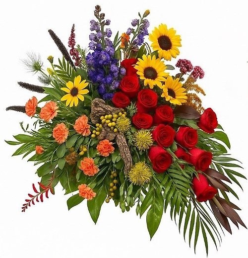 Circle Of Life Casket Spray