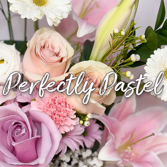 Pastel Garden Flower Arrangement