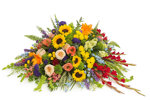 Summer Time Memories Casket Spray